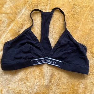 Calvin Klein Cotton Bralette - Size L